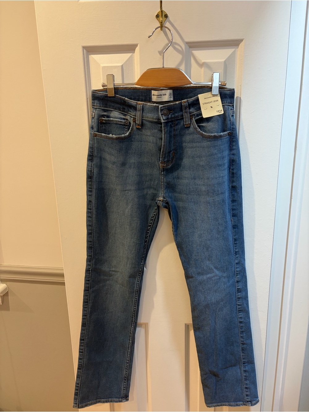 Abercrombie & Fitch Kid’s Medium Blue Regular Straight Jeans
